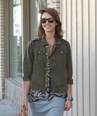 Jessica Alba at Bel Bambini in West Hollywood January 19, 2011 