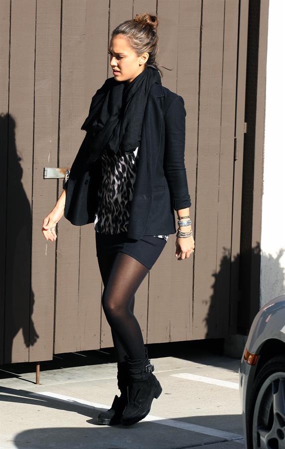 Jessica Alba in Beverly Hills on Feb 17