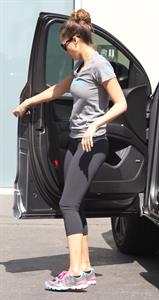Jessica Alba going to her office in Santa Monica April 4, 2012 