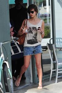 Jessica Alba leaving Caffe Luxxe in Brentwood on March 20, 2010 