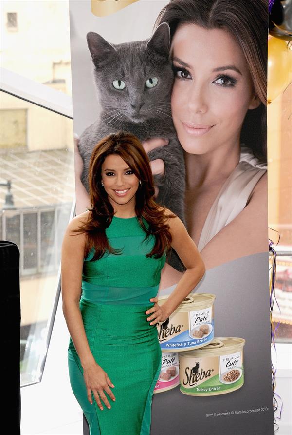 Eva Longoria attends the Sheba Feed Your Passion Campaign Launch at Copacabana in New York 07.03.13 