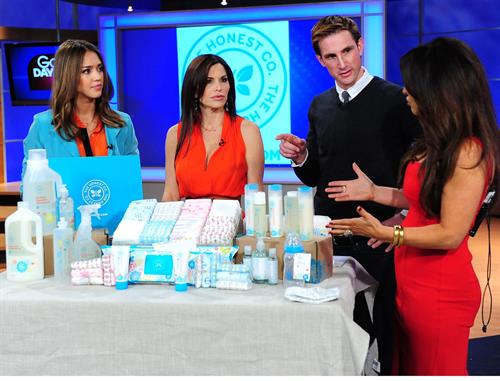 Jessica Alba on the set on Good Day LA on January 25, 2012