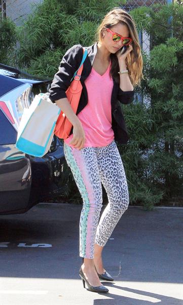 Jessica Alba out and about in Santa Monica June 26, 2012 