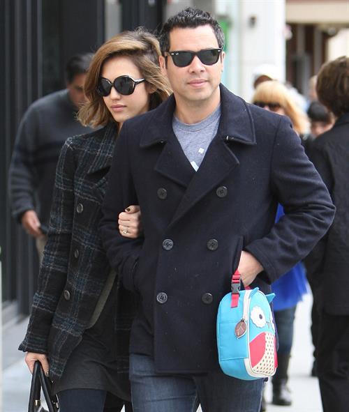 Jessica Alba out for breakfast in Beverly Hills on December 26 