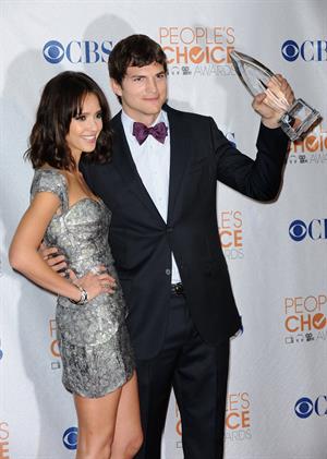 Jessica Alba at the Peoples Choice Awards 2010 held at Nokia Theatre in Los Angeles on January 6, 2010