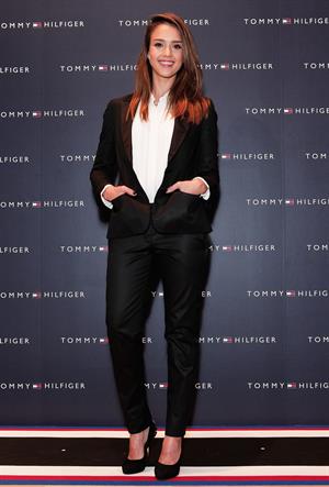 Jessica Alba at Tommy Hilfiger flagship store opening Japan April 16, 2012