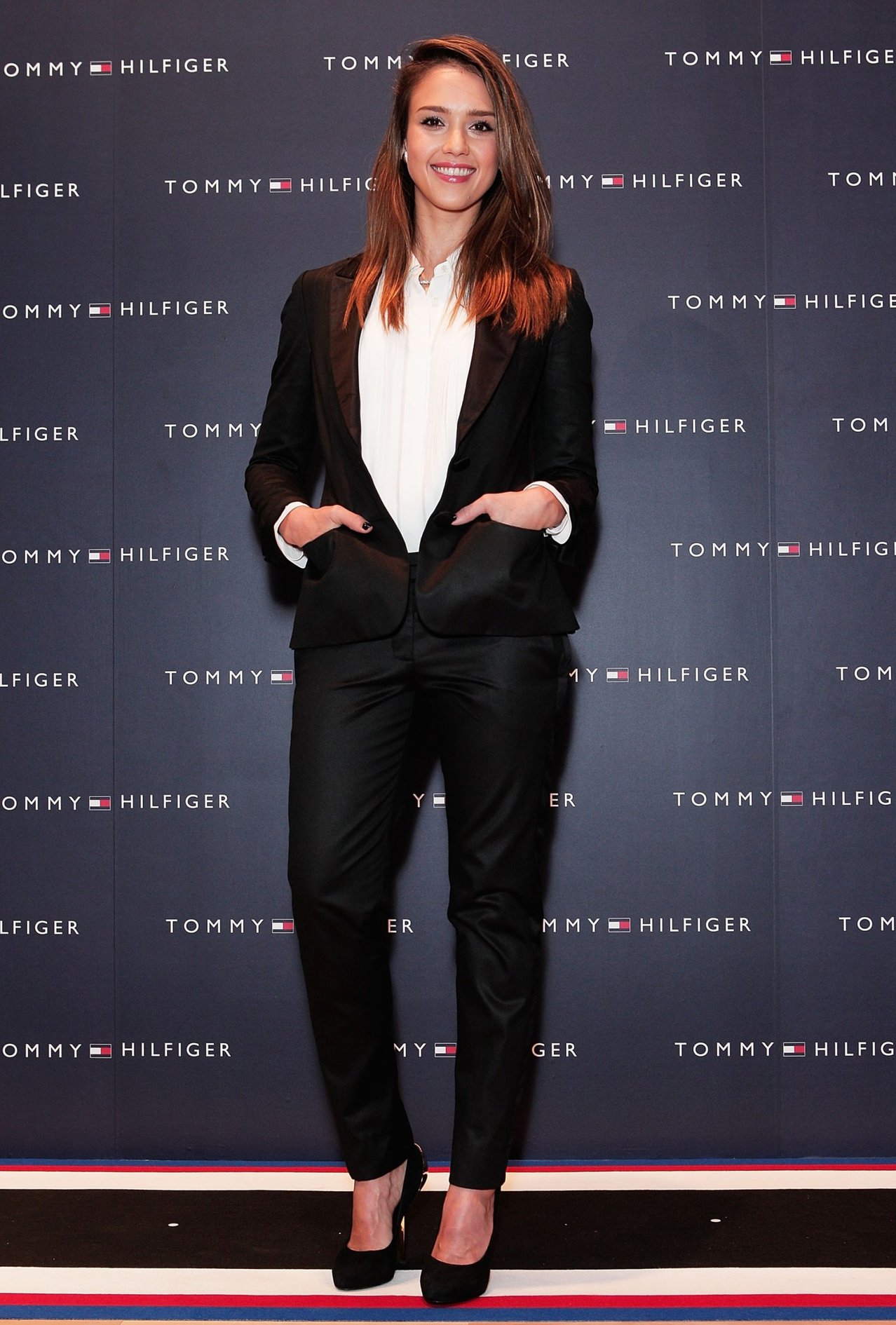 Jessica Alba at Tommy Hilfiger flagship store opening Japan April 16, 2012