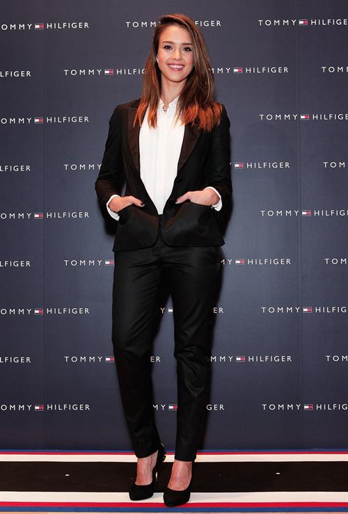 Jessica Alba at Tommy Hilfiger flagship store opening Japan April 16, 2012