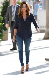 Eva Longoria walking in Beverly Hills 9/13/13