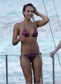 Jessica Alba bikini candids in St. Barts 4/5/13 