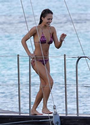 Jessica Alba bikini candids in St. Barts 4/5/13 