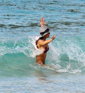 Jessica Alba bikini candids in St. Barts 4/5/13 