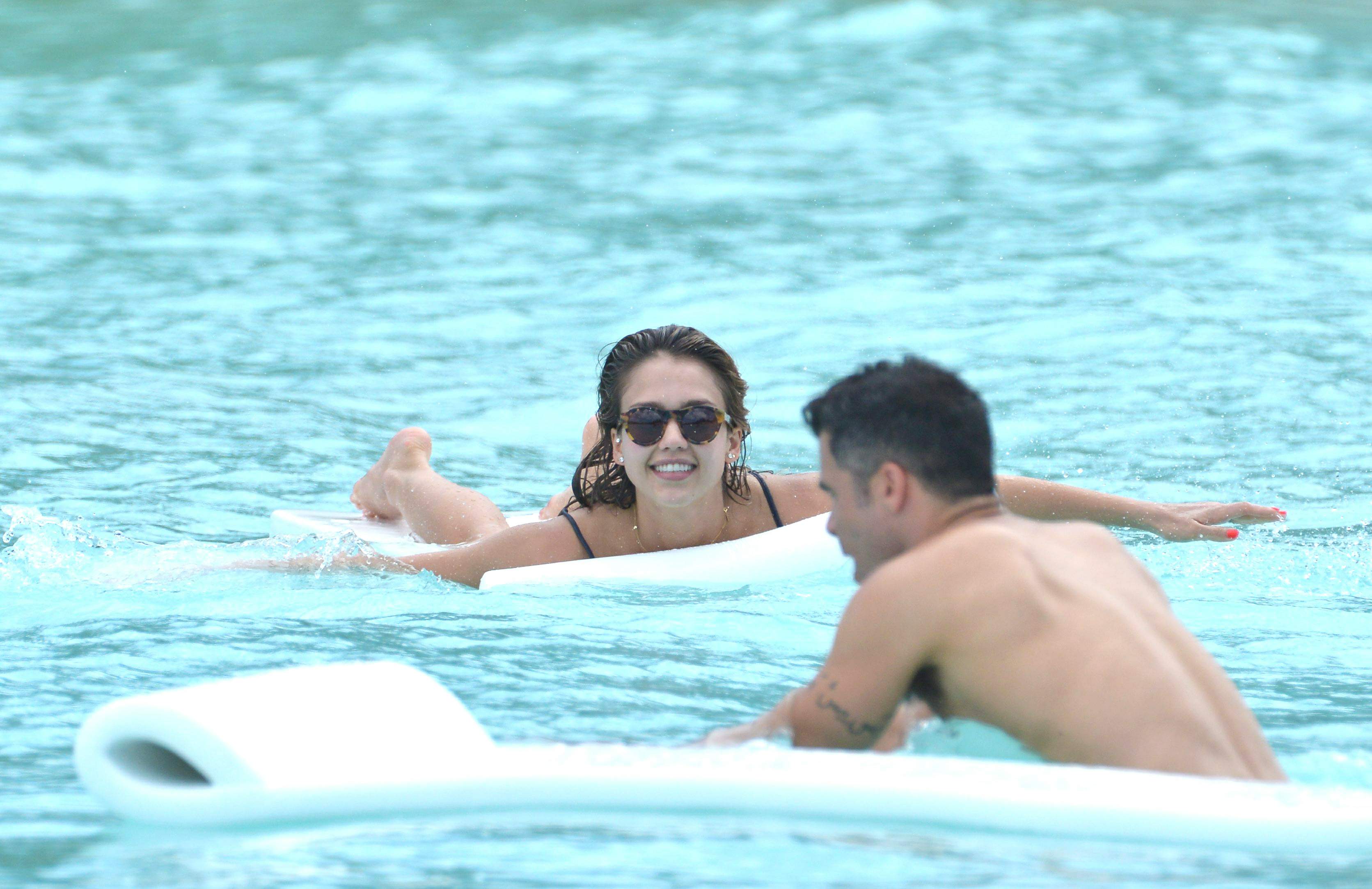 Jessica Alba bikini candids in St. Barts 4/6/13 