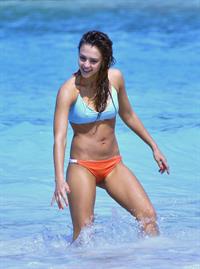 Jessica Alba  bikini candids in St. Barts 4/4/13 