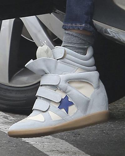 Jessica Alba at her office in Santa Monica 2/8/13 