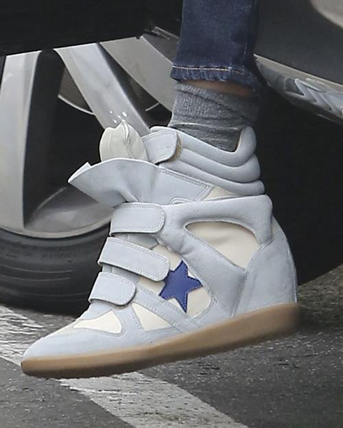 Jessica Alba at her office in Santa Monica 2/8/13 