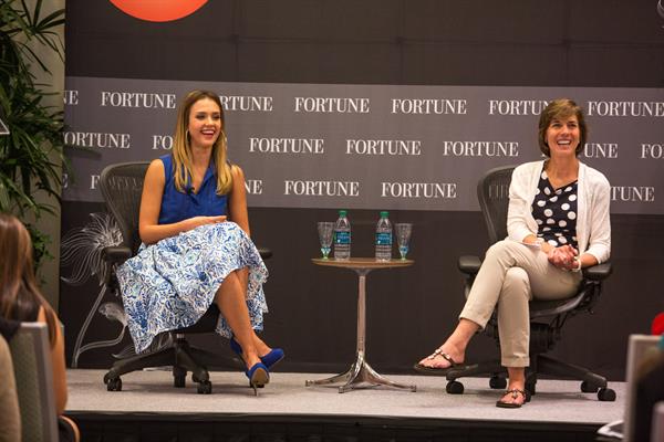 Jessica Alba  Fortune Most Powerful Women Summit in New York 10/1/12 