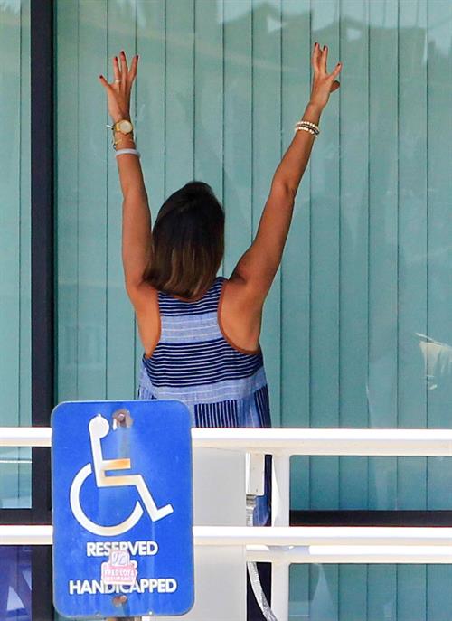 Jessica Alba - checked out a new site for her company in Montebello, California July 31, 2012