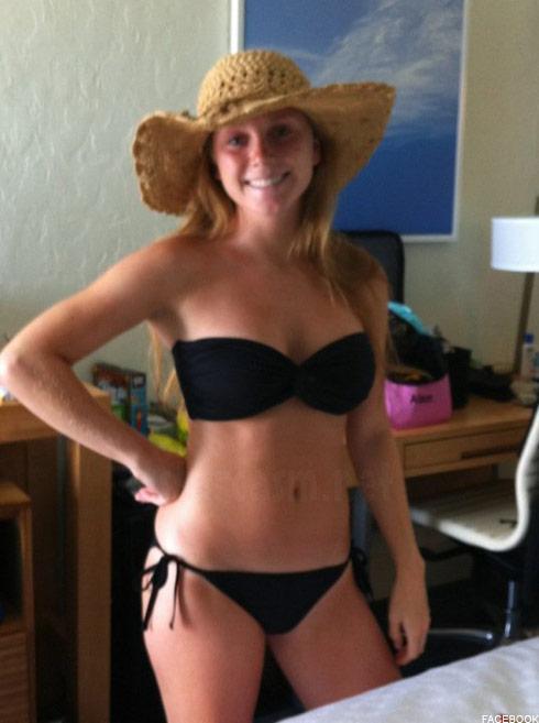 Shae Bradley in a bikini