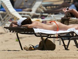 Eva Longoria at the beach in Puerto Rico - April 6, 2013
