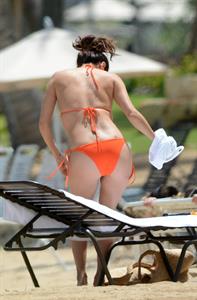 Eva Longoria at the beach in Puerto Rico - April 6, 2013