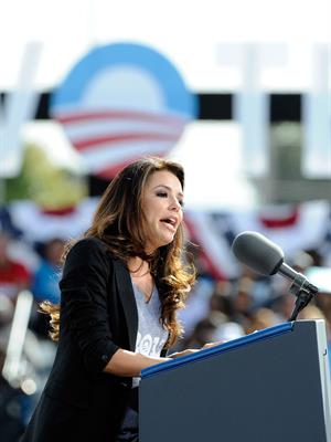 Eva Longoria Obama Campaigns In Nevada in Las Vegas - November 1, 2012