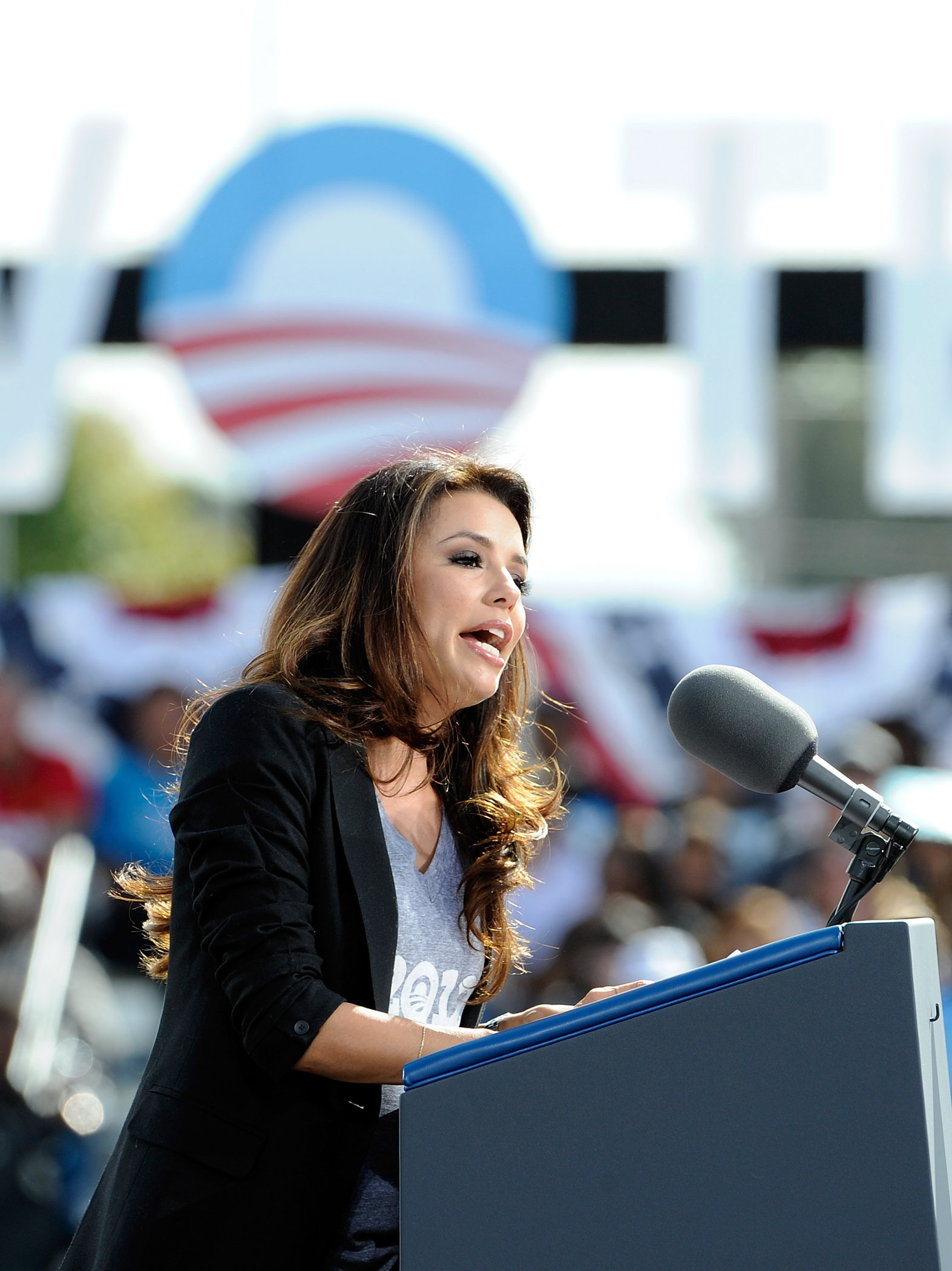 Eva Longoria Obama Campaigns In Nevada in Las Vegas - November 1, 2012