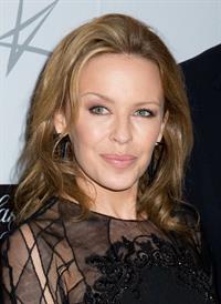 Kylie Minogue in a tight black mini dress for the launching of her book 'Kylie Fashion' at Saks Fifth Avenue