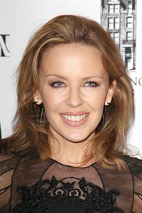 Kylie Minogue in a tight black mini dress for the launching of her book 'Kylie Fashion' at Saks Fifth Avenue