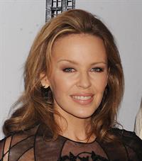 Kylie Minogue in a tight black mini dress for the launching of her book 'Kylie Fashion' at Saks Fifth Avenue