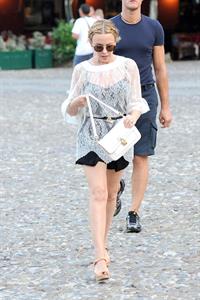 Kylie Minogue out and about in Portofino 26.07.13 