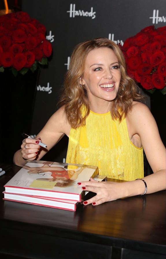 Kylie Minogue Harrods For Book Launch in London 28/11/12 