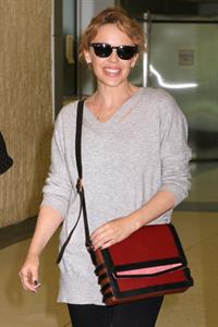 Kylie Minogue At JFK Airport NY - October 10, 2012 