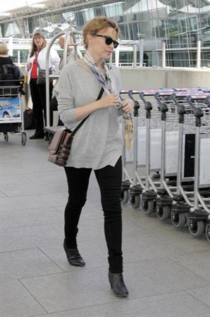 Kylie Minogue Heathrow Airport in London - October 10, 2012 