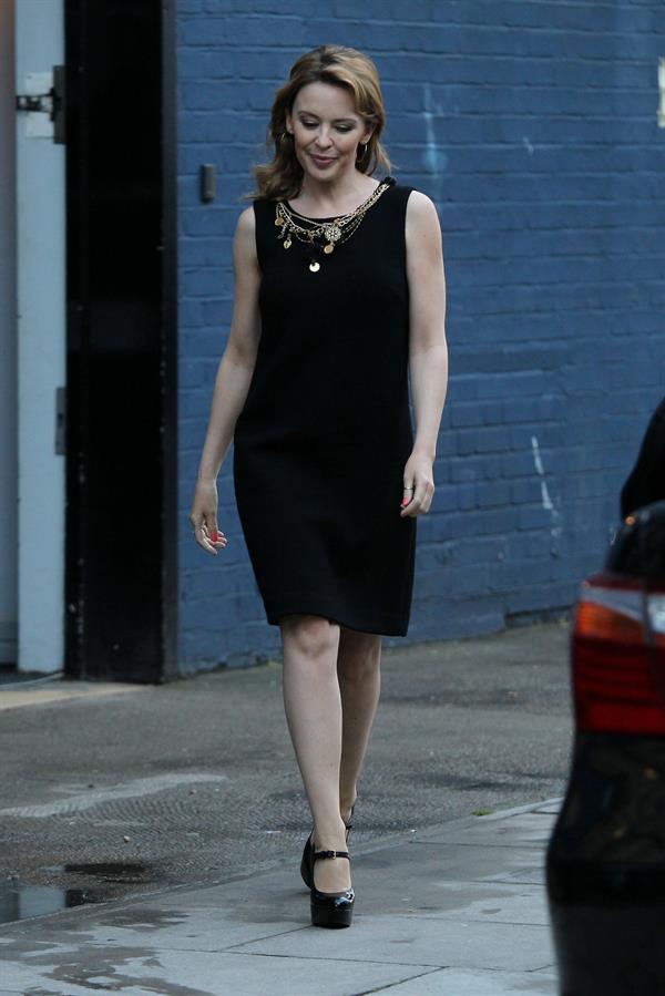 Kylie Minogue  At a music studio in Notting Hill - September 26,2012 