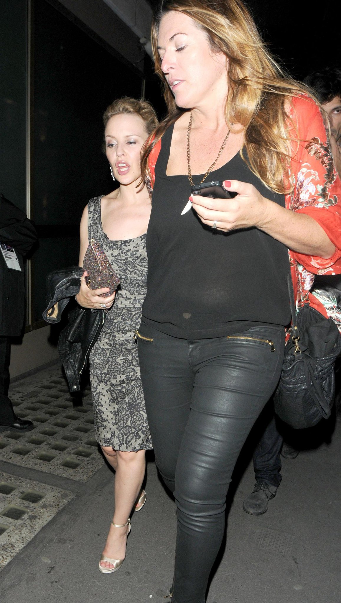 Kylie Minogue - seen leaving Whisky Mist, following a night out in London, 29072012