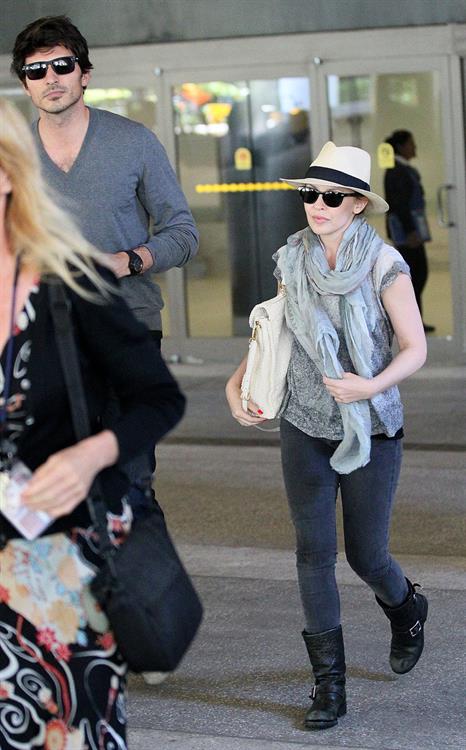 Kylie Minogue - LAX Airport in LA - June 9, 2012