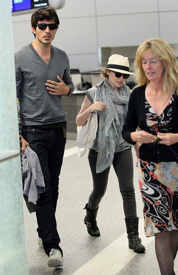 Kylie Minogue - LAX Airport in LA - June 9, 2012