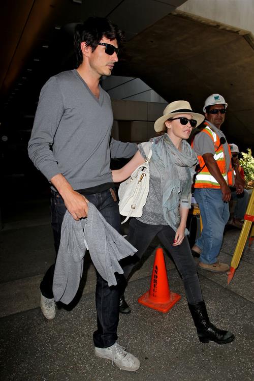 Kylie Minogue - LAX Airport in LA - June 9, 2012