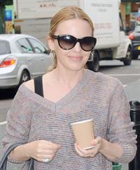 Kylie Minogue - Arriving at a dance studios in Fulham - May 31, 2012