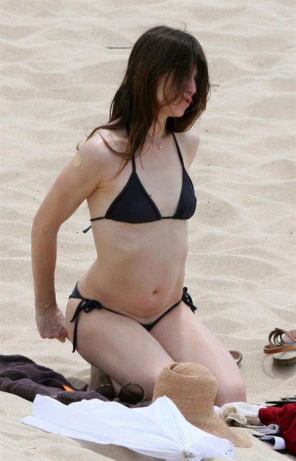 Charlotte Gainsbourg in a bikini