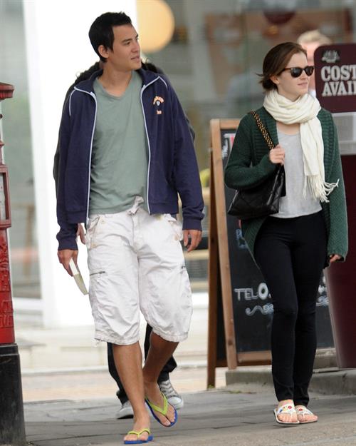 Emma Watson - In London with her boyfriend Will - August 25, 2012