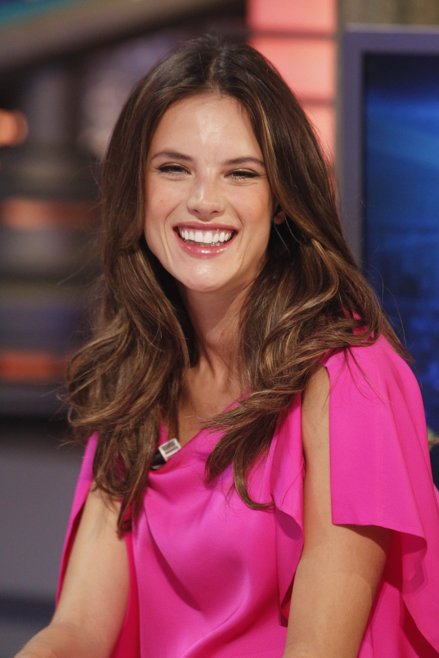 Alessandra Ambrosio on El Hormiguero tv show in Madrid 05.03.2012 