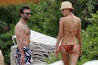 Alessandra Ambrosio on the beach in Hawaii on July 28, 2010 
