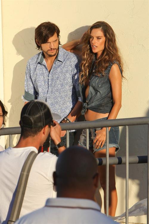 Alessandra Ambrosio on the set of a photoshoot for Colcci in Marina Del Rey 17 06 12 
