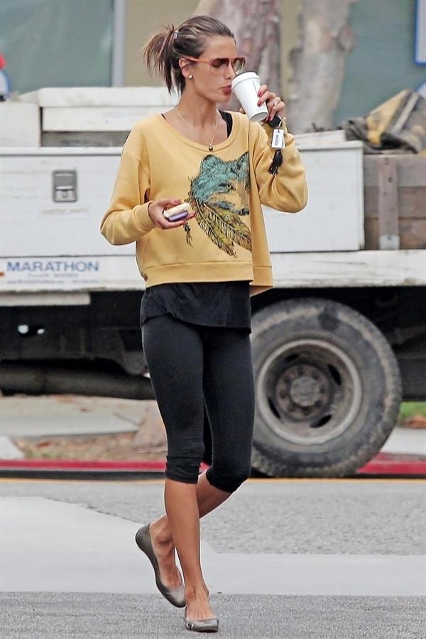 Alessandra Ambrosio out and about in Santa Monica 31.08.11 