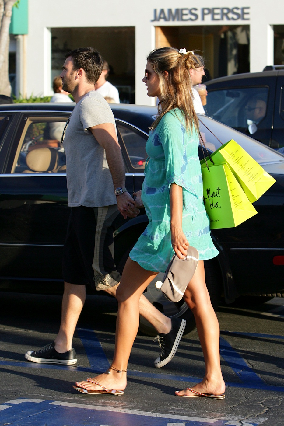 Alessandra Ambrosio Pictures Alessandra Ambrosio shopping at Planet Blue in Malibu