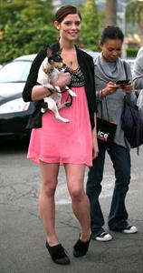Ashley Greene and her dog Marlow out and about in Beverly Hills on January 15 