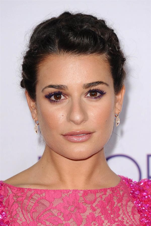 Lea Michele in pink at the 39th Annual People's Choice Awards in Los Angeles on Jan 9, 2013 