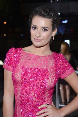 Lea Michele in pink at the 39th Annual People's Choice Awards in Los Angeles on Jan 9, 2013 
